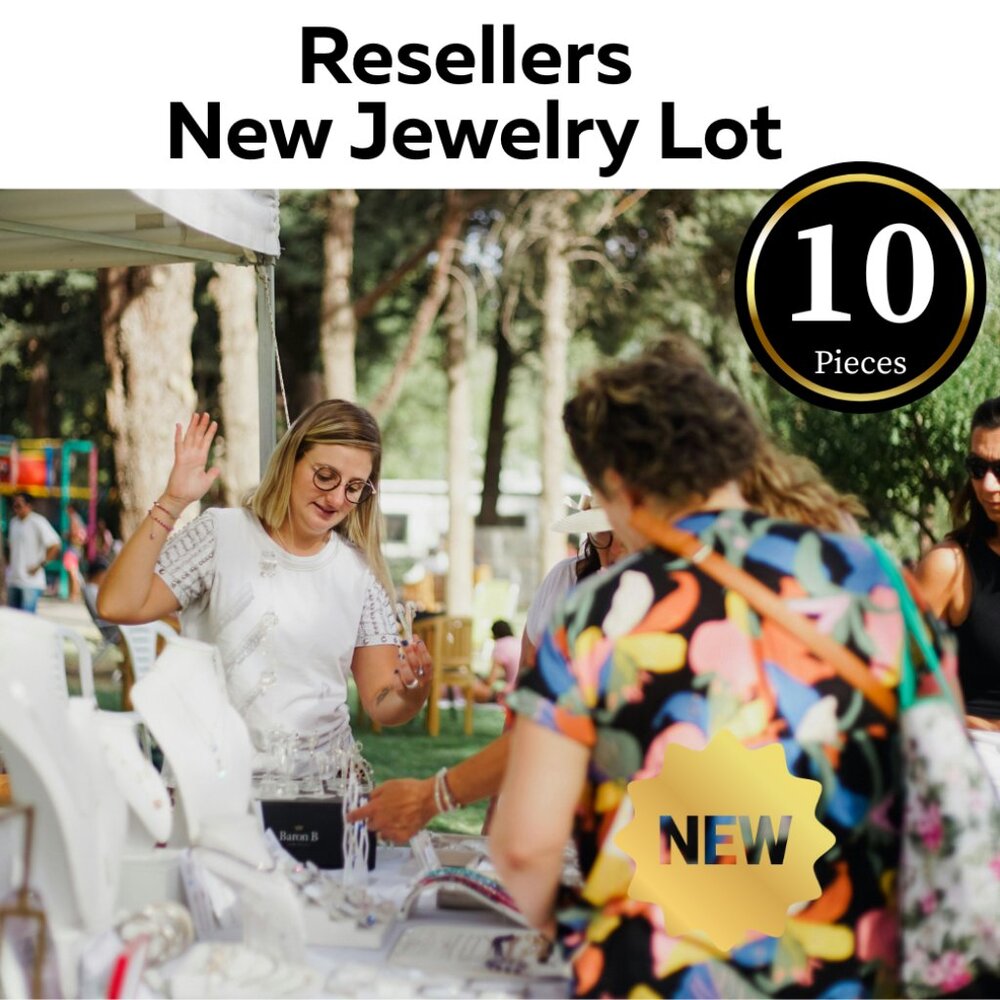 10 piece Jewelry Mystery Bag BRAND NEW Modern & Classic Costume Jewelry-Reseller